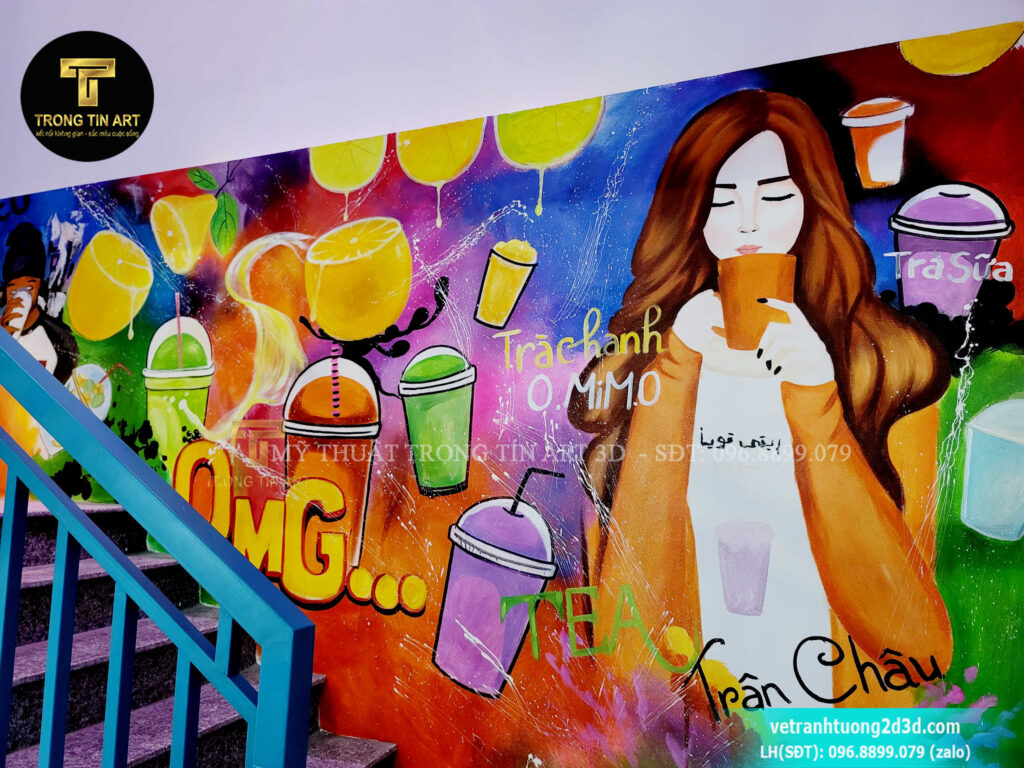 VẼ TRANH TƯỜNG 3D MỸ THUẬT TRỌNG TÍN ART