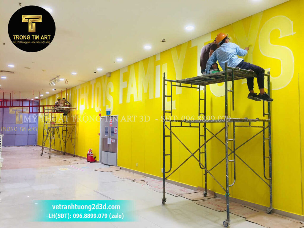 VẼ TRANH TƯỜNG 3D MỸ THUẬT TRỌNG TÍN ART