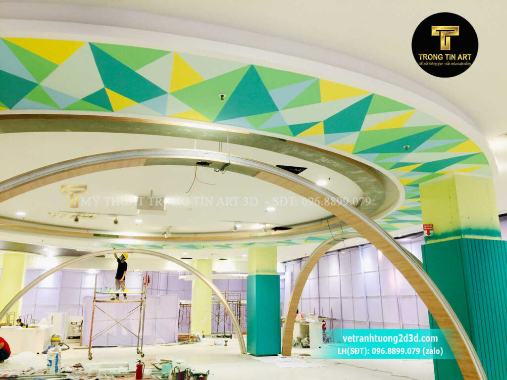 VẼ TRANH TƯỜNG 3D MỸ THUẬT TRỌNG TÍN ART