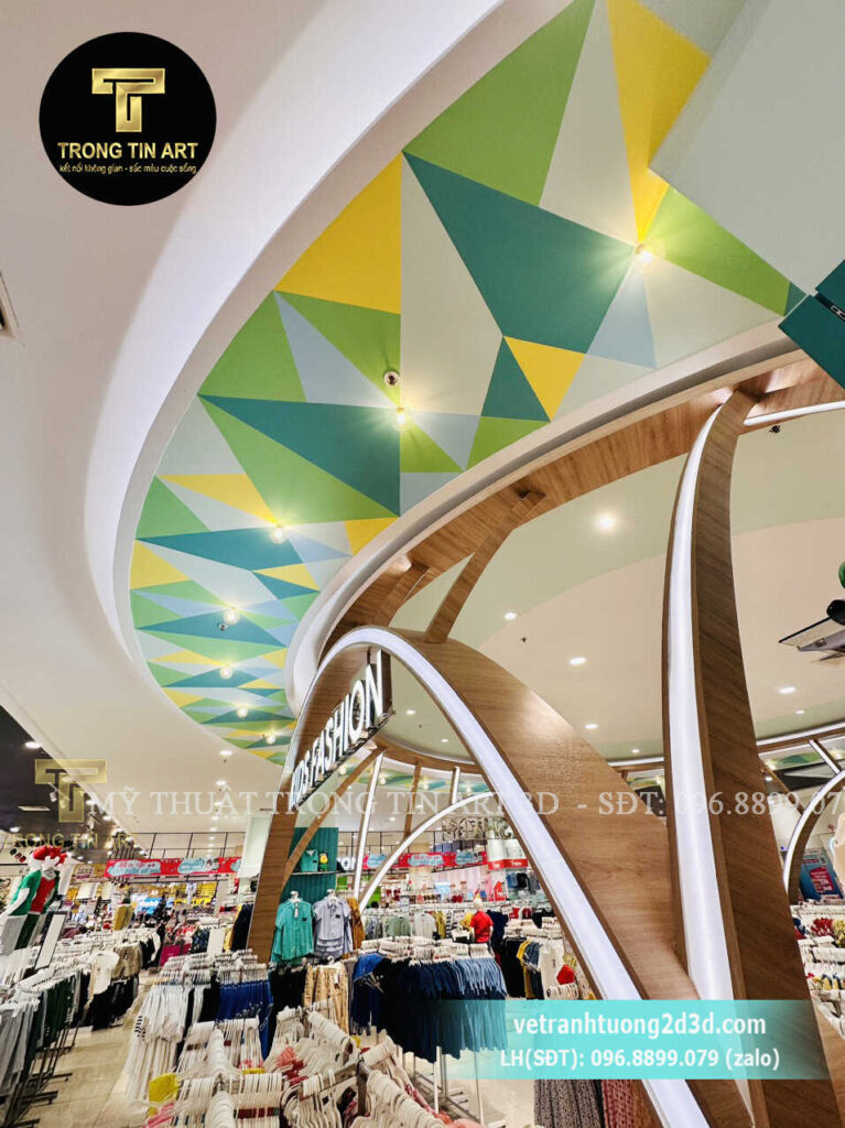 VẼ TRANH TƯỜNG 3D MỸ THUẬT TRỌNG TÍN ART