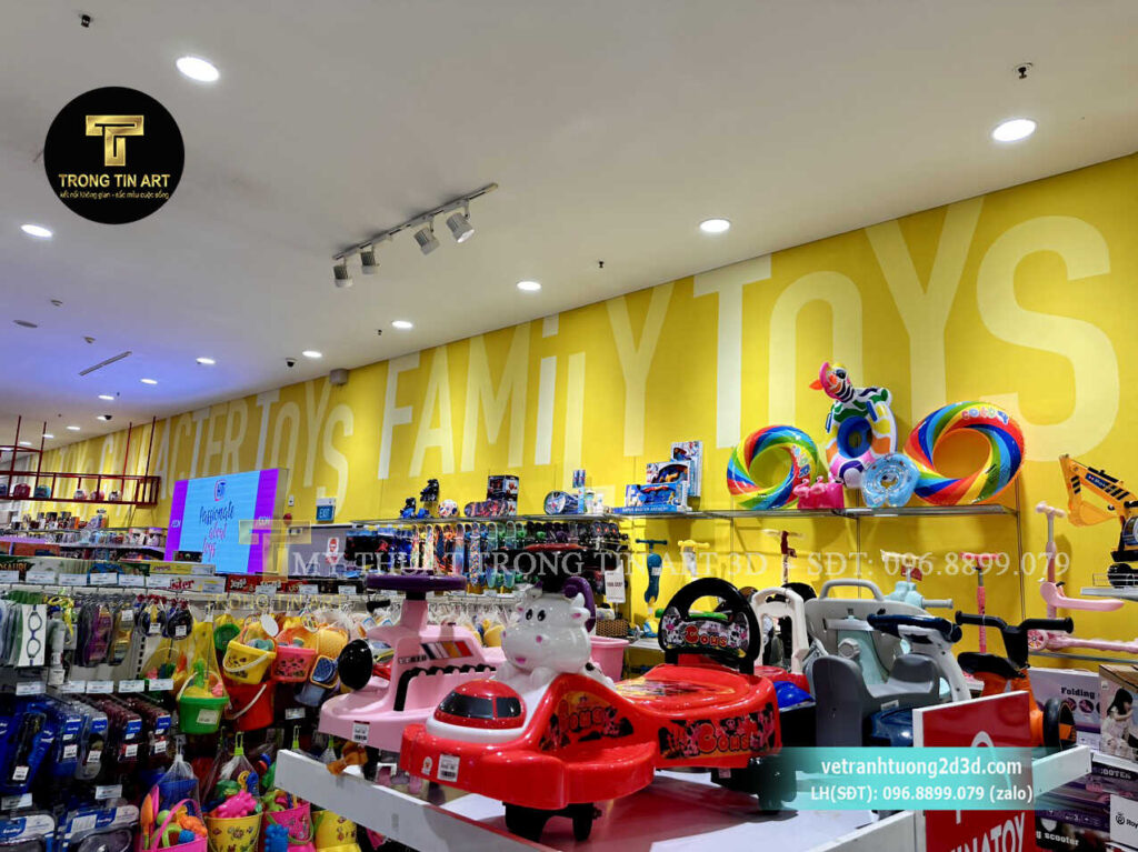 VẼ TRANH TƯỜNG 3D MỸ THUẬT TRỌNG TÍN ART
