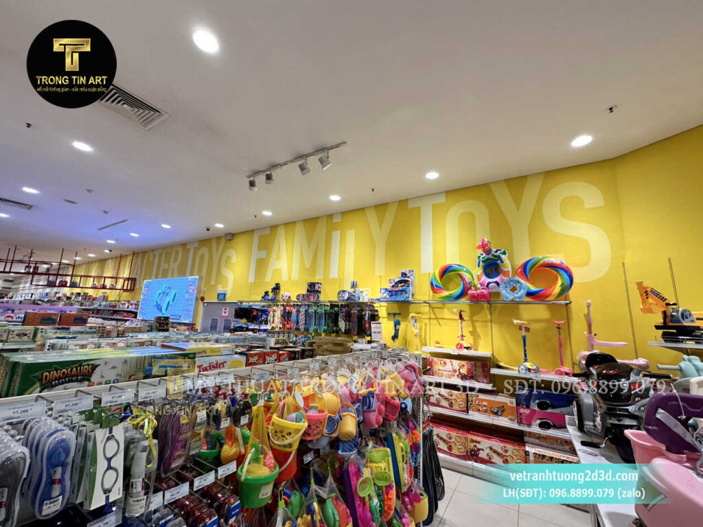 VẼ TRANH TƯỜNG 3D MỸ THUẬT TRỌNG TÍN ART