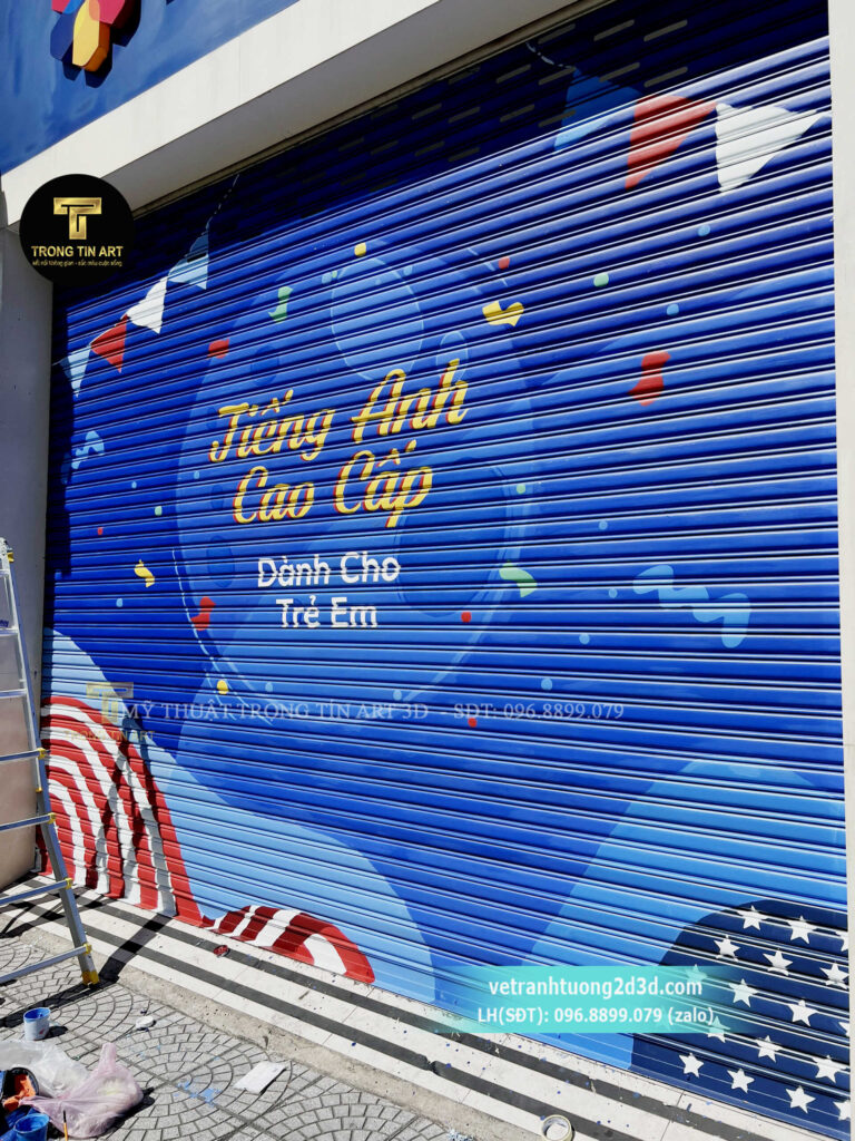VẼ TRANH TƯỜNG 3D MỸ THUẬT TRỌNG TÍN ART