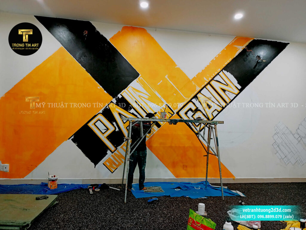 VẼ TRANH TƯỜNG 3D MỸ THUẬT TRỌNG TÍN ART