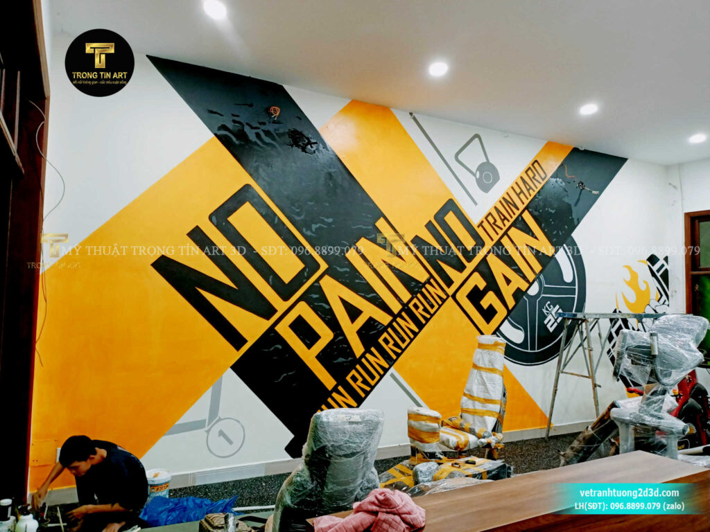VẼ TRANH TƯỜNG 3D MỸ THUẬT TRỌNG TÍN ART