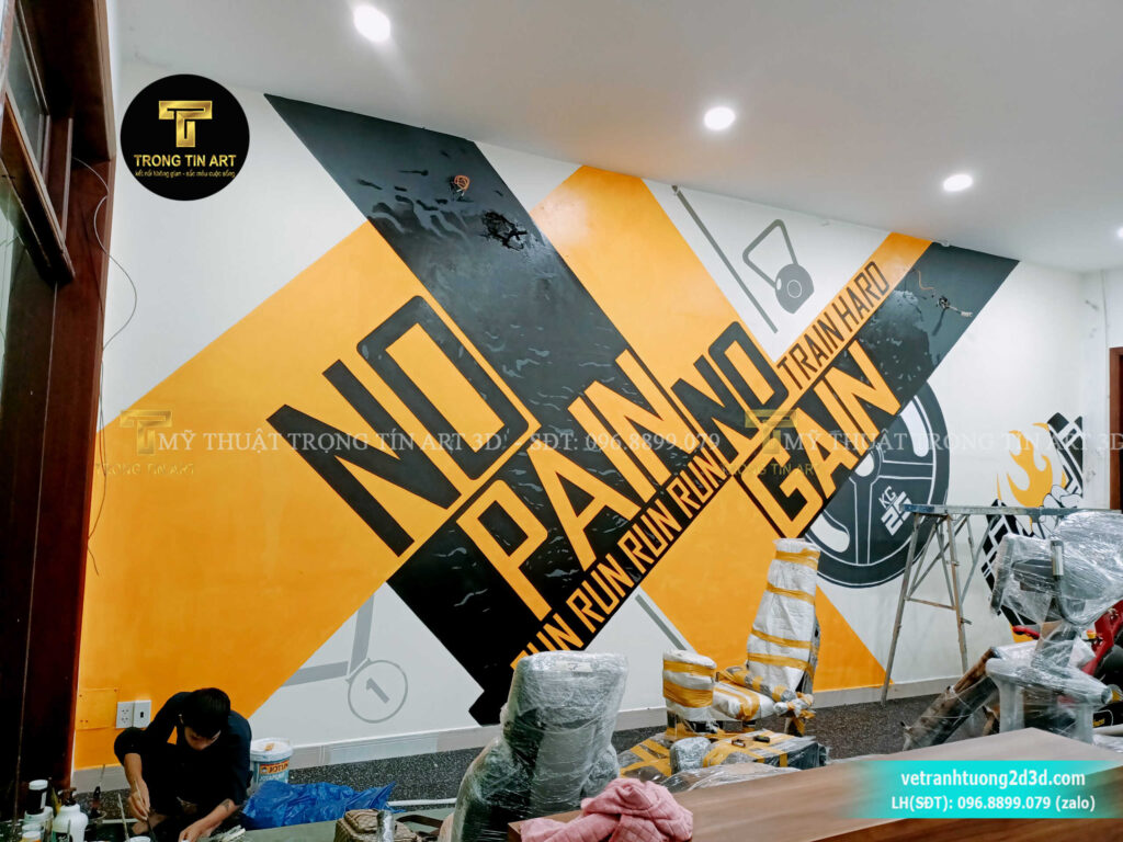 VẼ TRANH TƯỜNG 3D MỸ THUẬT TRỌNG TÍN ART