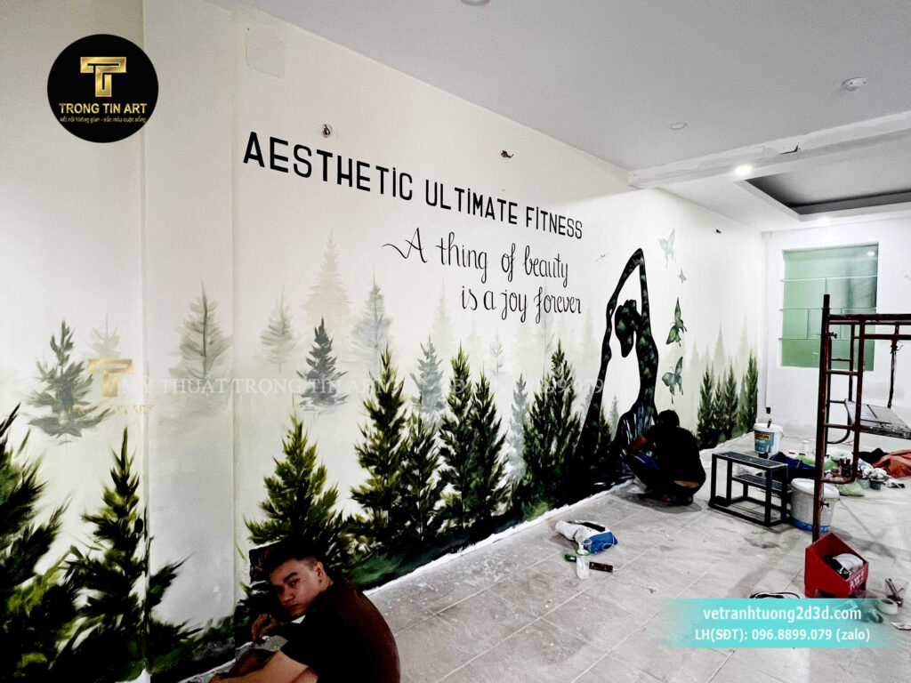 VẼ TRANH TƯỜNG 3D MỸ THUẬT TRỌNG TÍN ART