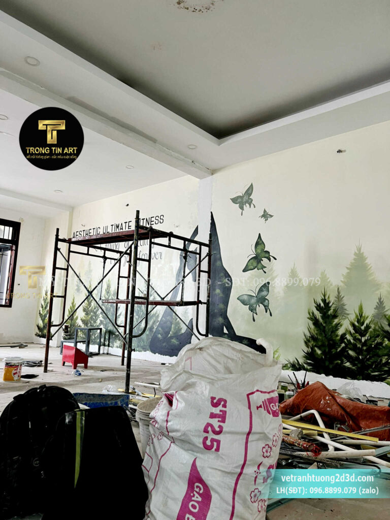 VẼ TRANH TƯỜNG 3D MỸ THUẬT TRỌNG TÍN ART
