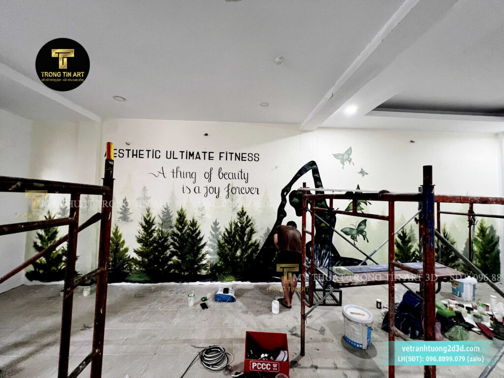 VẼ TRANH TƯỜNG 3D MỸ THUẬT TRỌNG TÍN ART