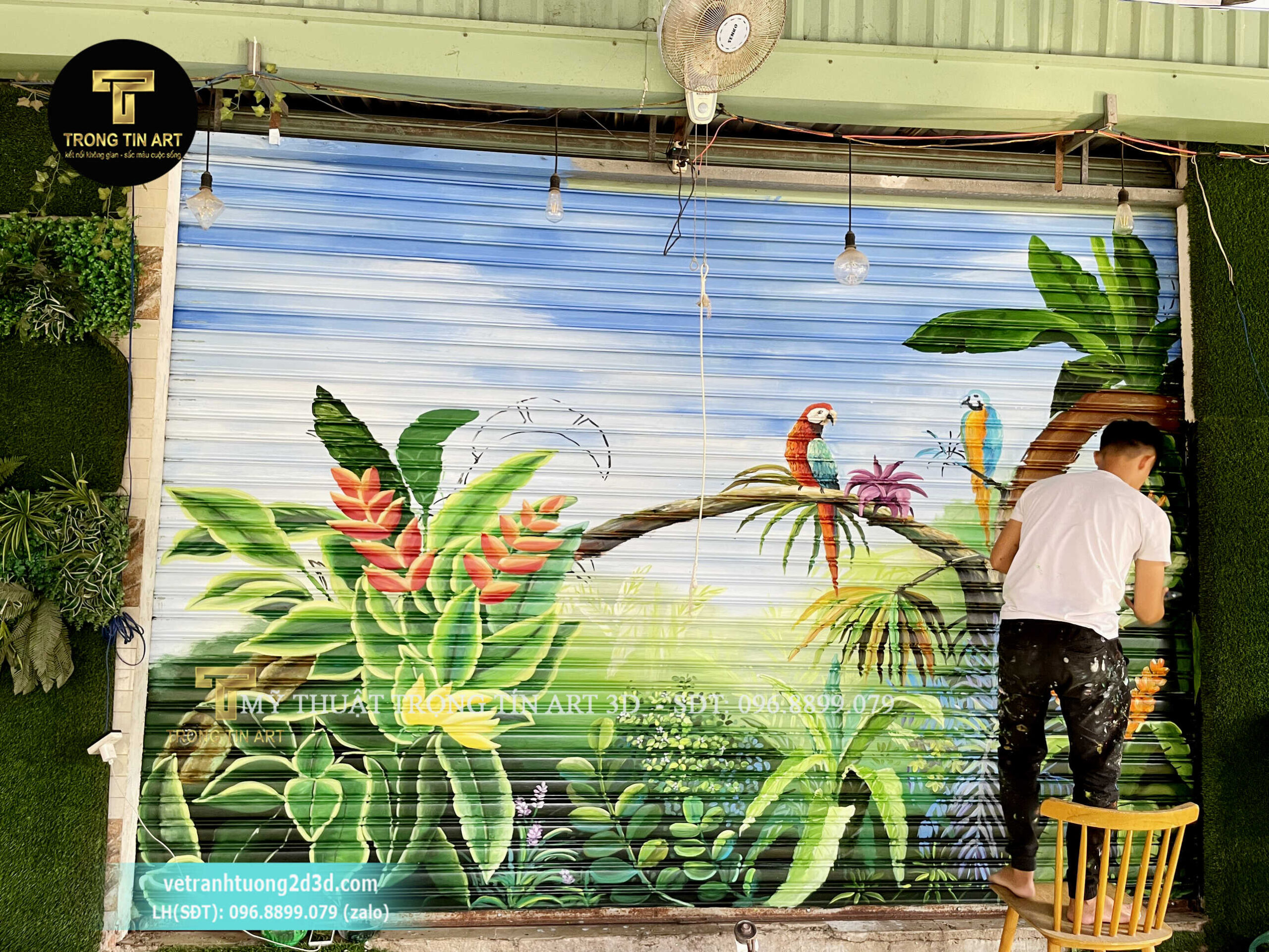 7 điều chưa biết về tranh tường 3D tại Bình Dương  Thiết kế Thi công quán  cafe rẻ đẹp Bình Dương