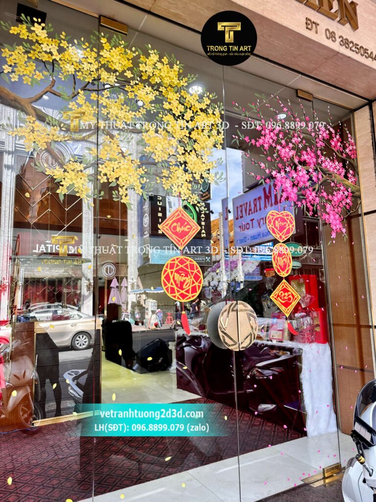VẼ TRANH TƯỜNG 3D MỸ THUẬT TRỌNG TÍN ART