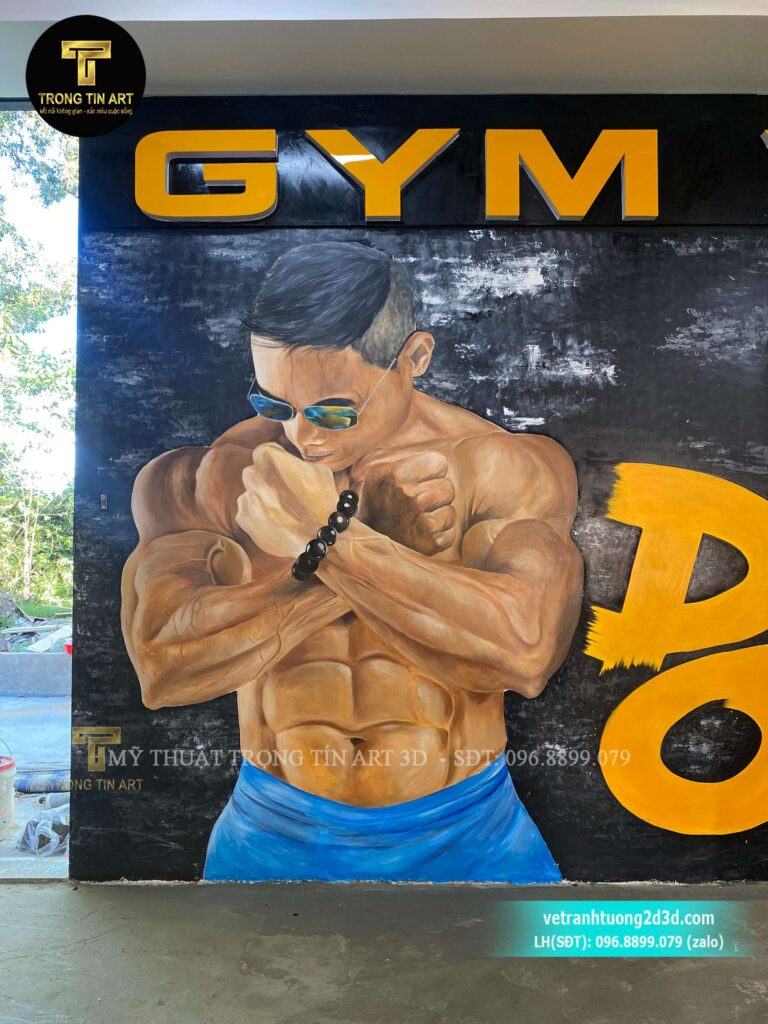 VẼ TRANH TƯỜNG 3D MỸ THUẬT TRỌNG TÍN ART