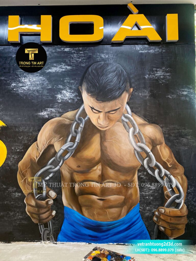 VẼ TRANH TƯỜNG 3D MỸ THUẬT TRỌNG TÍN ART