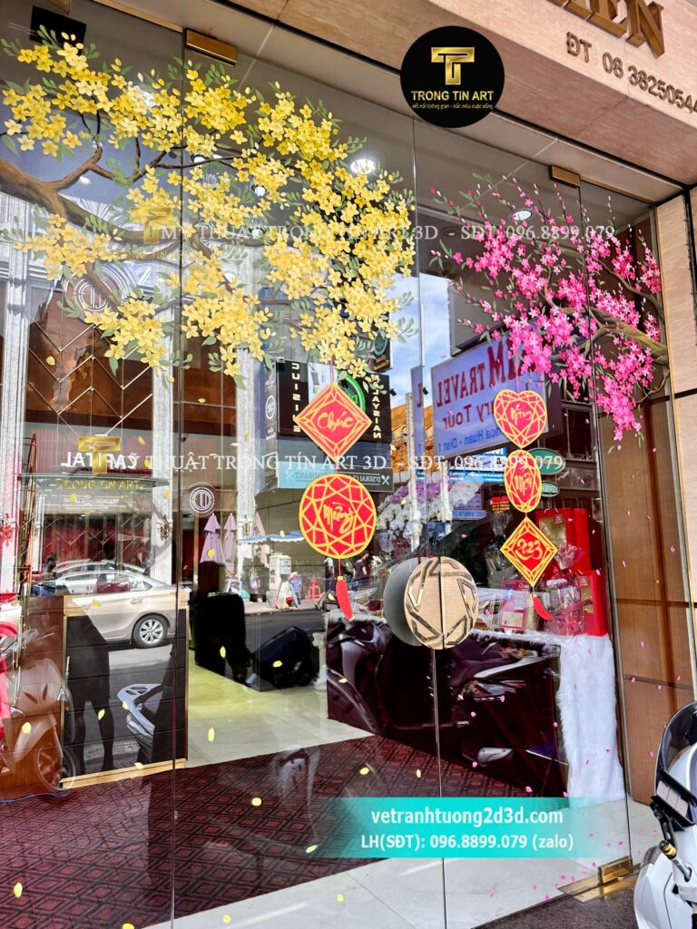 VẼ TRANH TƯỜNG 3D MỸ THUẬT TRỌNG TÍN ART