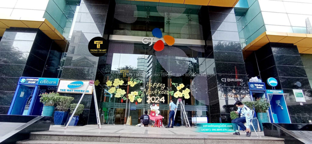 VẼ TRANH TƯỜNG 3D MỸ THUẬT TRỌNG TÍN ART