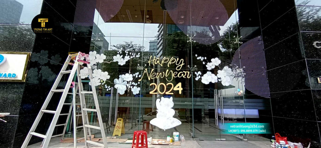 VẼ TRANH TƯỜNG 3D MỸ THUẬT TRỌNG TÍN ART