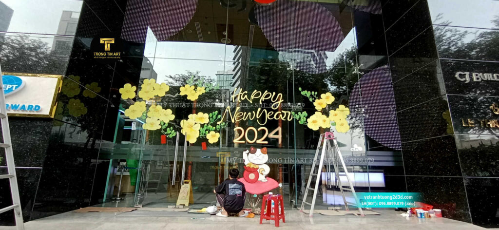 VẼ TRANH TƯỜNG 3D MỸ THUẬT TRỌNG TÍN ART