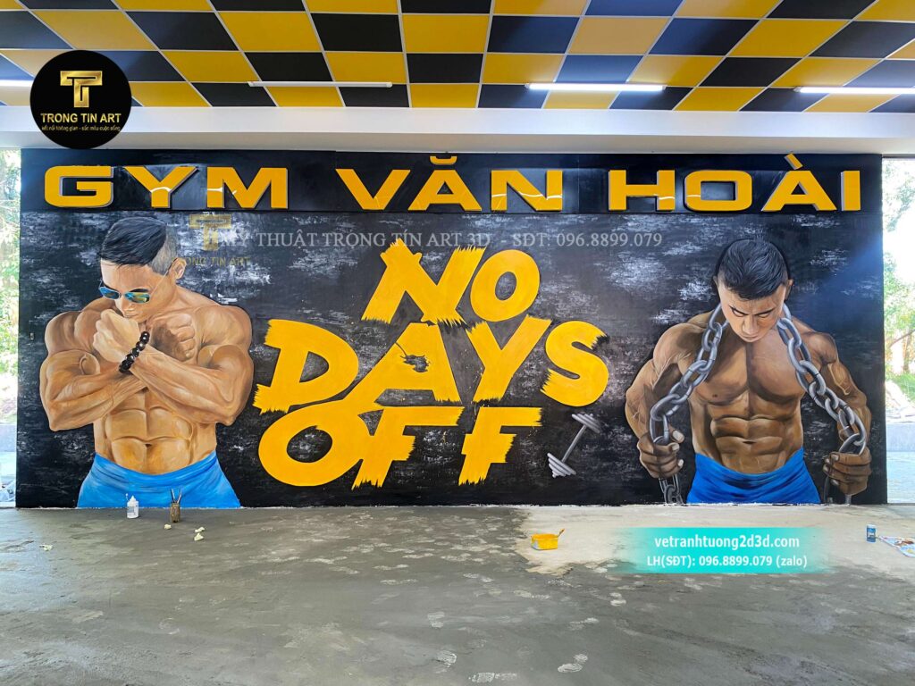 VẼ TRANH TƯỜNG 3D MỸ THUẬT TRỌNG TÍN ART