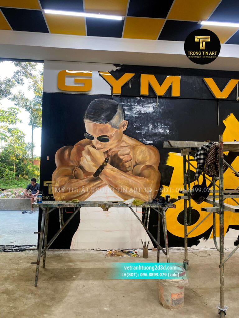VẼ TRANH TƯỜNG 3D MỸ THUẬT TRỌNG TÍN ART