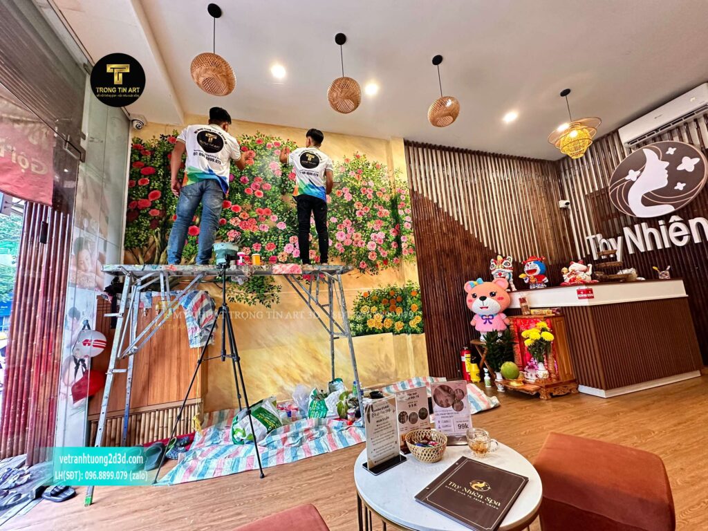 VẼ TRANH TƯỜNG 3D MỸ THUẬT TRỌNG TÍN ART