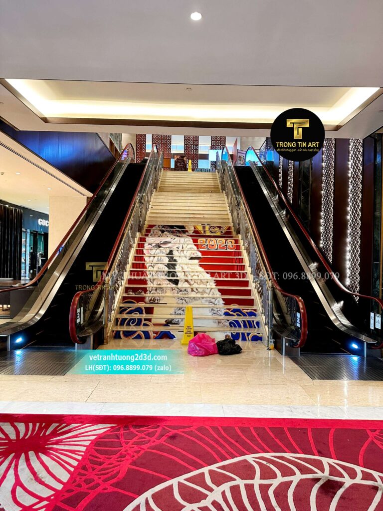 VẼ TRANH TƯỜNG 3D MỸ THUẬT TRỌNG TÍN ART