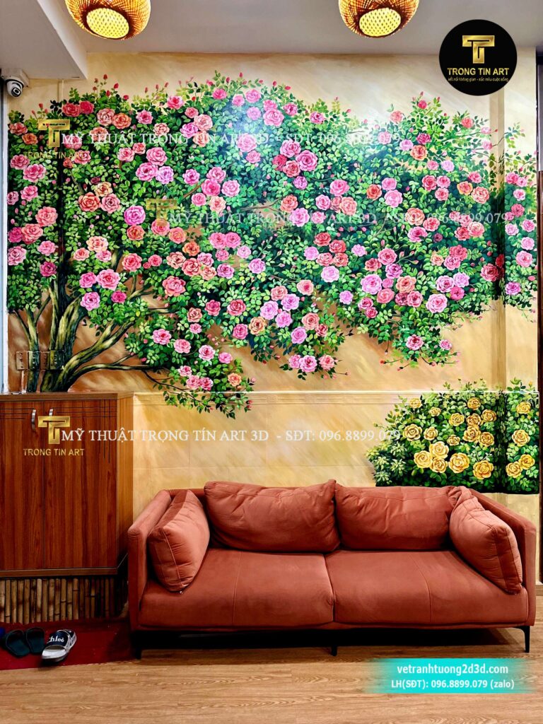VẼ TRANH TƯỜNG 3D MỸ THUẬT TRỌNG TÍN ART