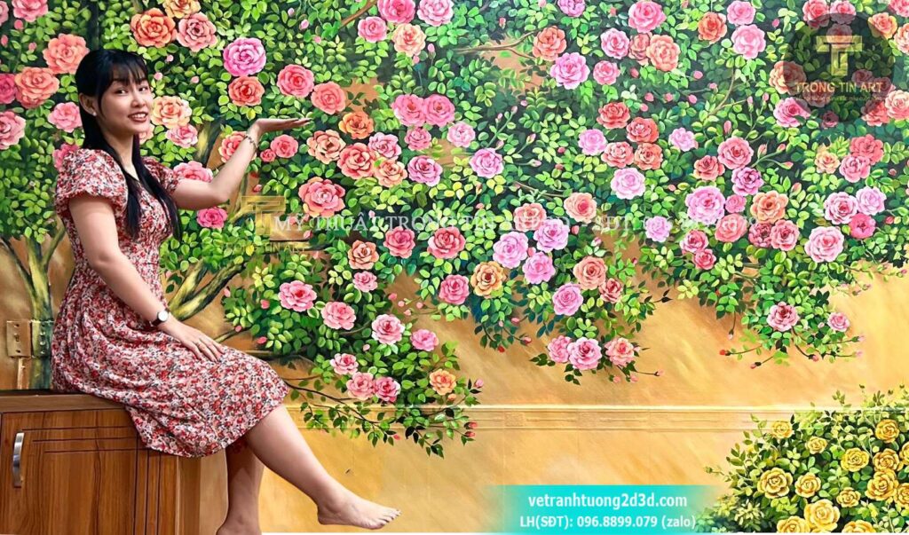 VẼ TRANH TƯỜNG 3D MỸ THUẬT TRỌNG TÍN ART