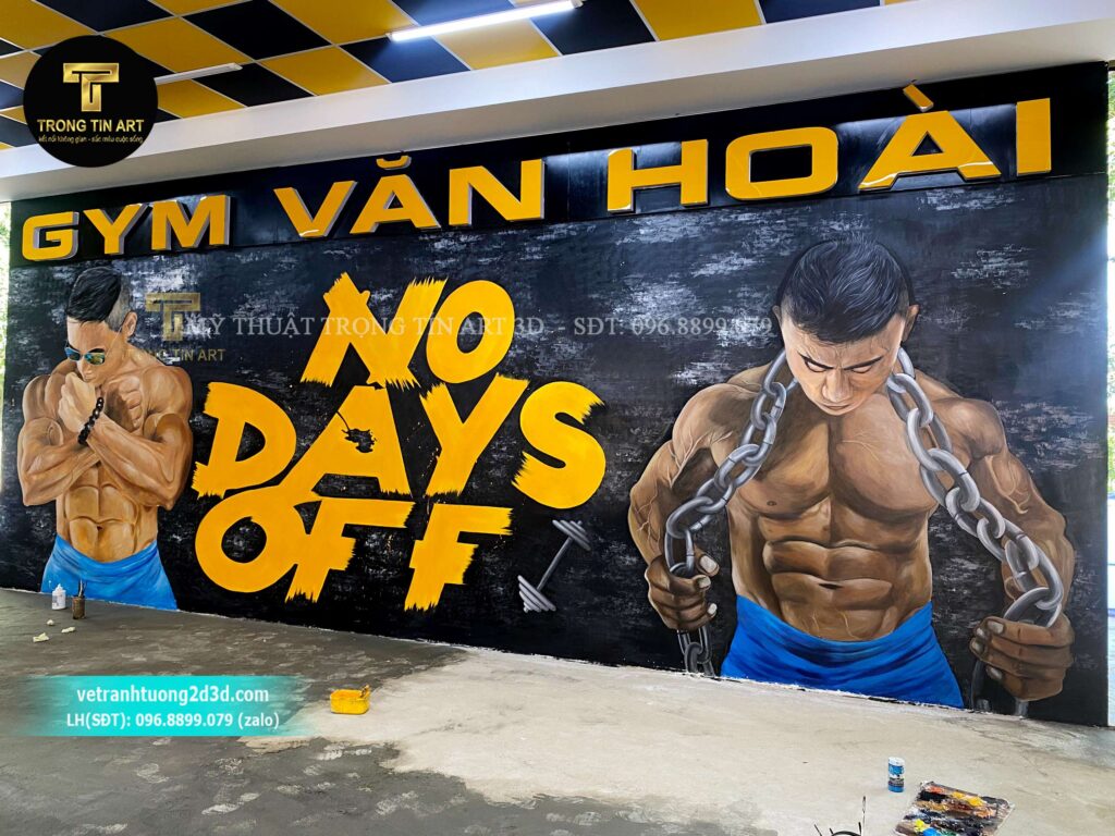 VẼ TRANH TƯỜNG 3D MỸ THUẬT TRỌNG TÍN ART