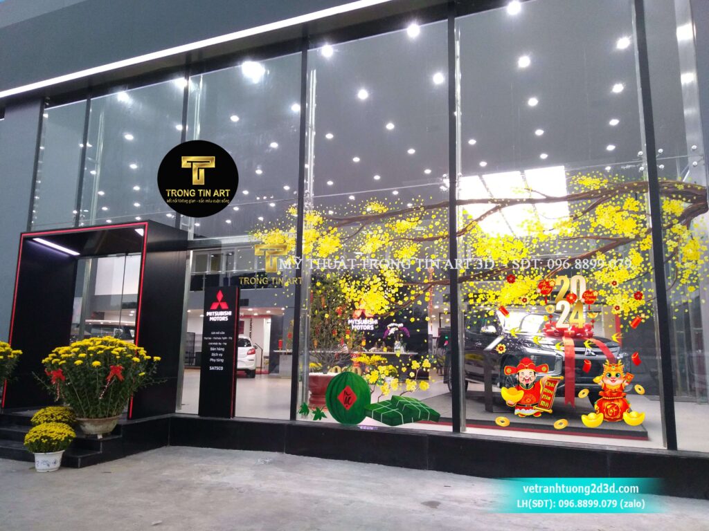 VẼ TRANH TƯỜNG 3D MỸ THUẬT TRỌNG TÍN ART