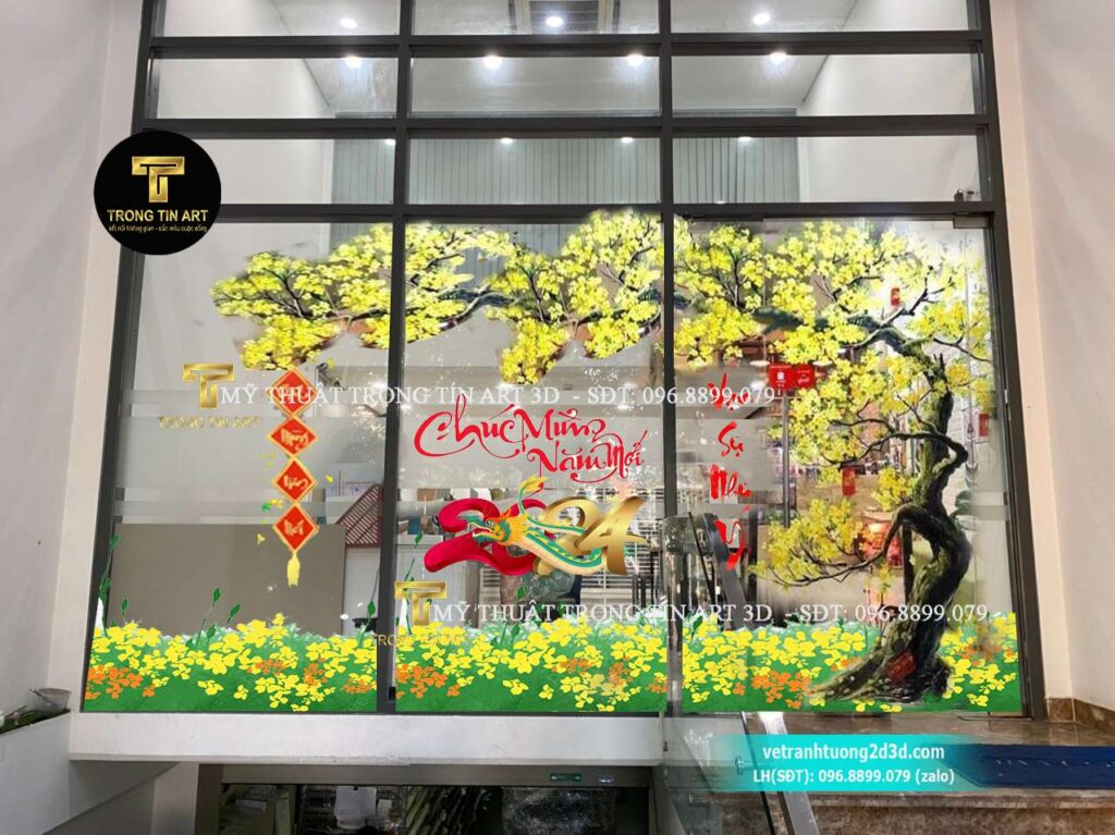 VẼ TRANH TƯỜNG 3D MỸ THUẬT TRỌNG TÍN ART