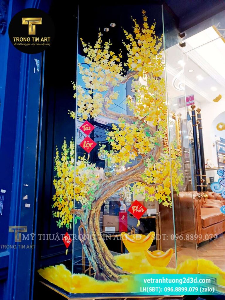 VẼ TRANH TƯỜNG 3D MỸ THUẬT TRỌNG TÍN ART