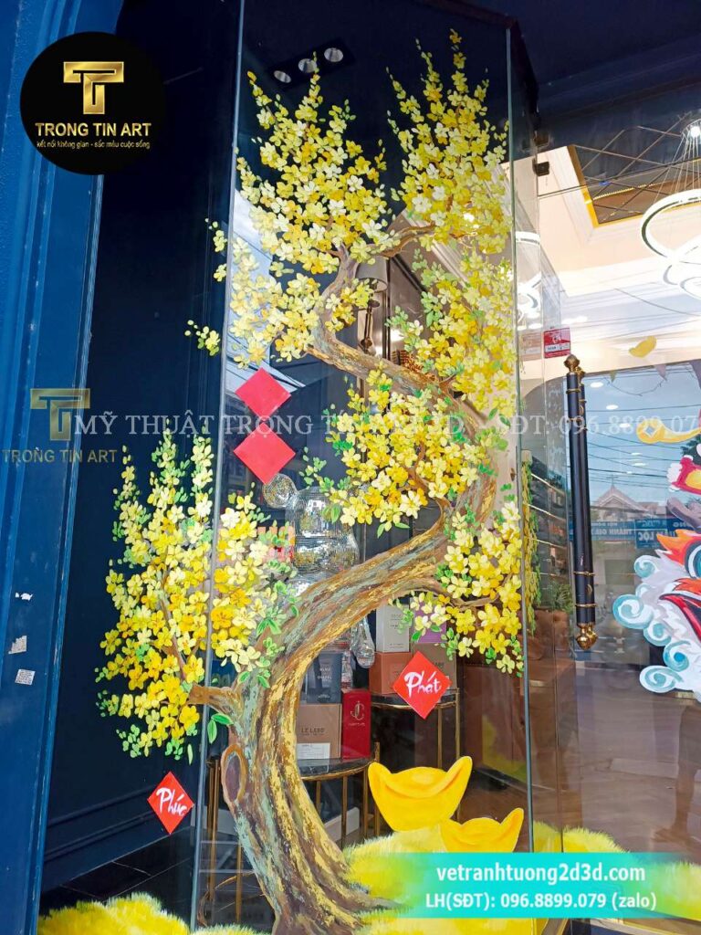 VẼ TRANH TƯỜNG 3D MỸ THUẬT TRỌNG TÍN ART