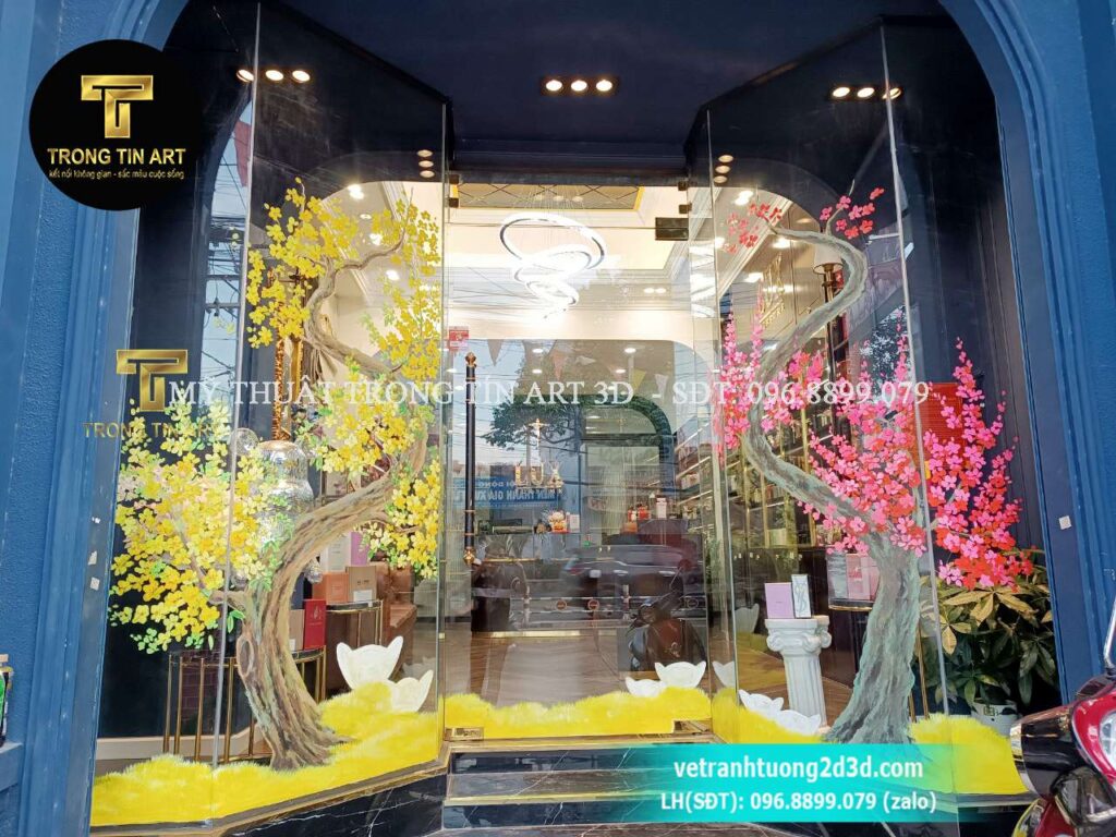 VẼ TRANH TƯỜNG 3D MỸ THUẬT TRỌNG TÍN ART