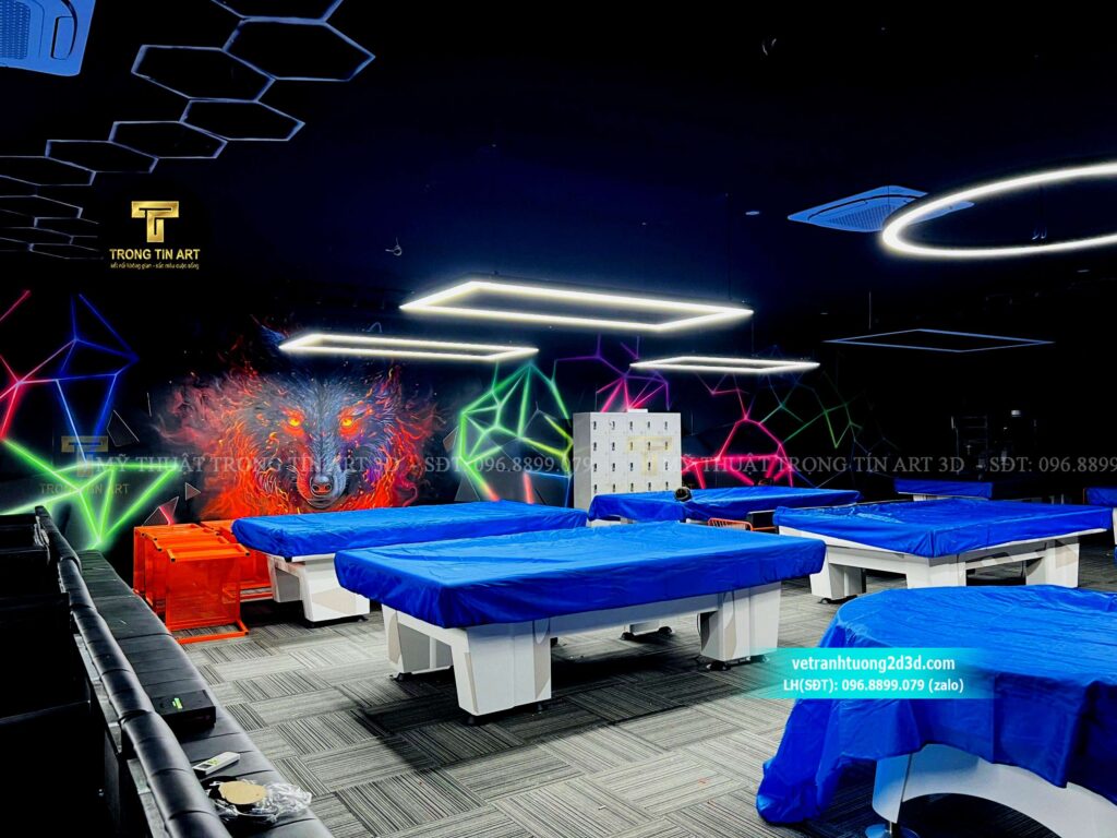 VẼ TRANH TƯỜNG 3D MỸ THUẬT TRỌNG TÍN ART