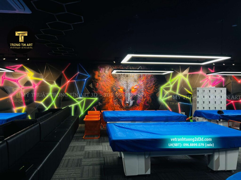 VẼ TRANH TƯỜNG 3D MỸ THUẬT TRỌNG TÍN ART