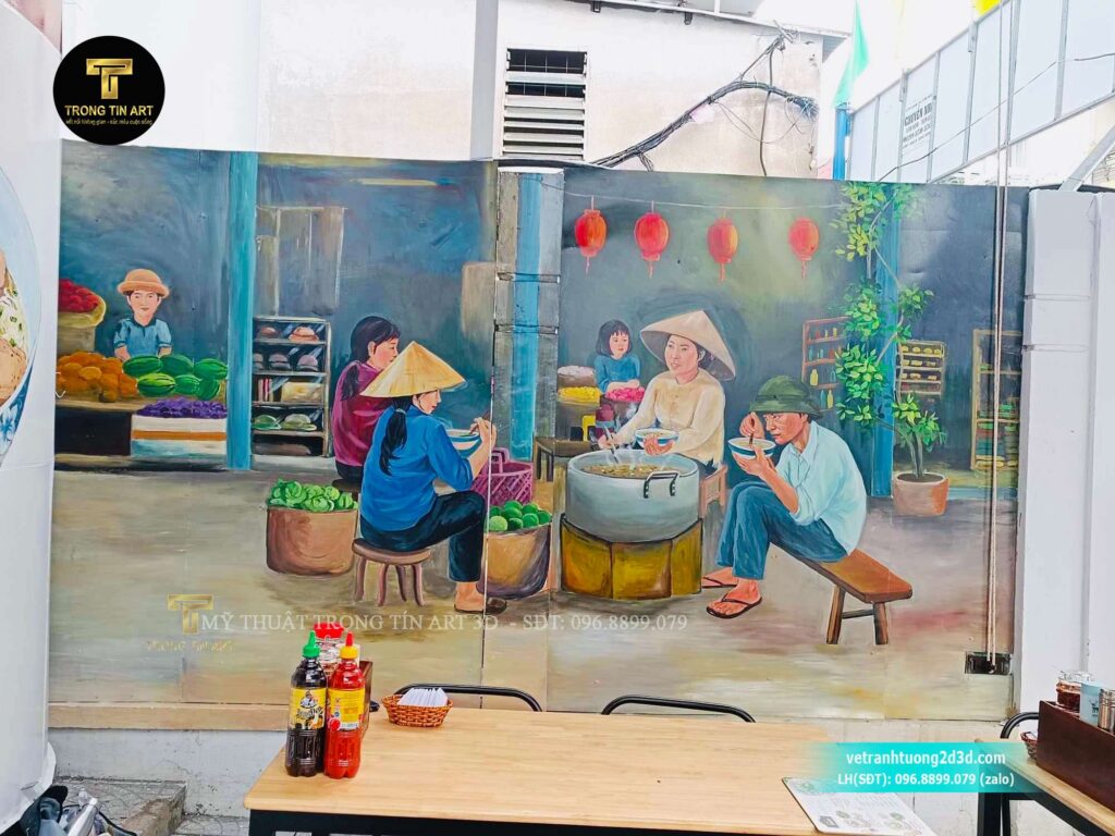 VẼ TRANH TƯỜNG 3D MỸ THUẬT TRỌNG TÍN ART