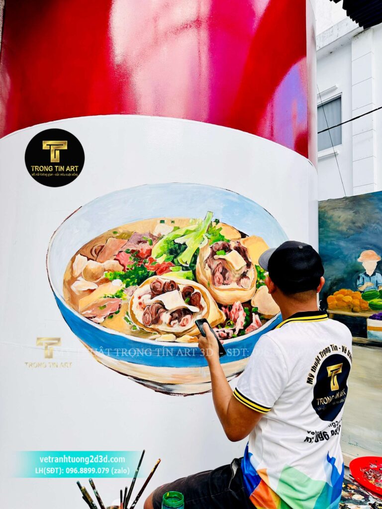 VẼ TRANH TƯỜNG 3D MỸ THUẬT TRỌNG TÍN ART
