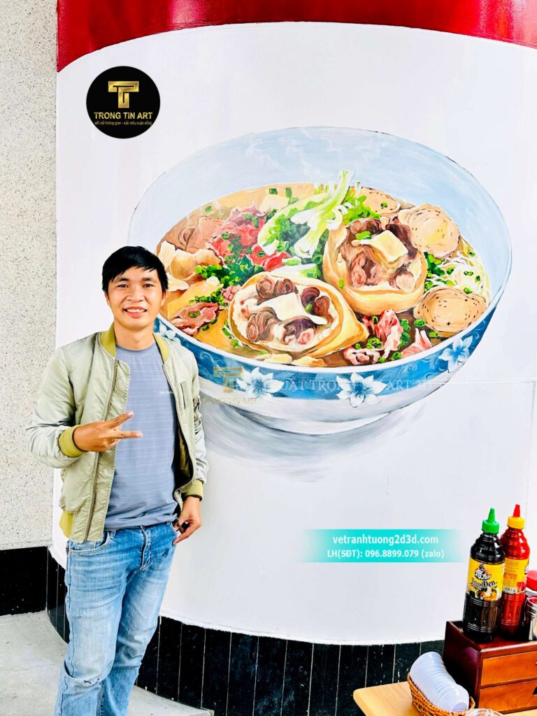 VẼ TRANH TƯỜNG 3D MỸ THUẬT TRỌNG TÍN ART