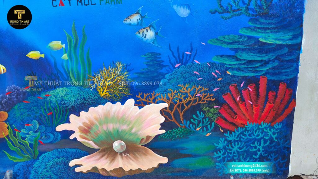 VẼ TRANH TƯỜNG 3D MỸ THUẬT TRỌNG TÍN ART