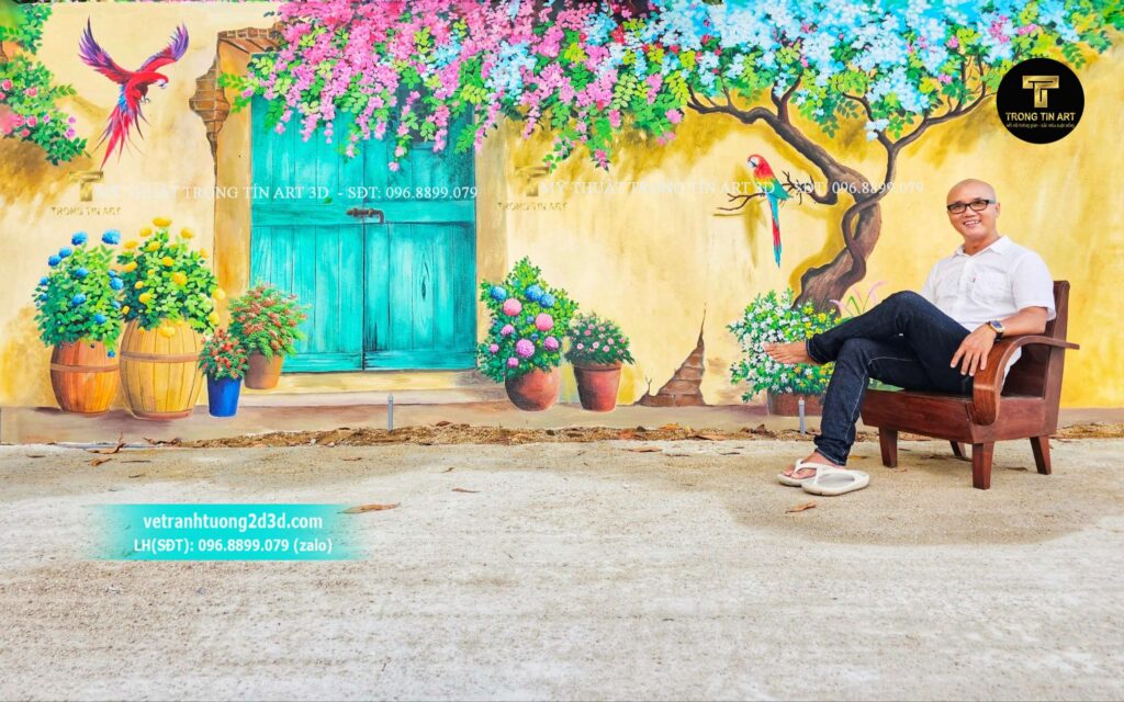 VẼ TRANH TƯỜNG 3D MỸ THUẬT TRỌNG TÍN ART