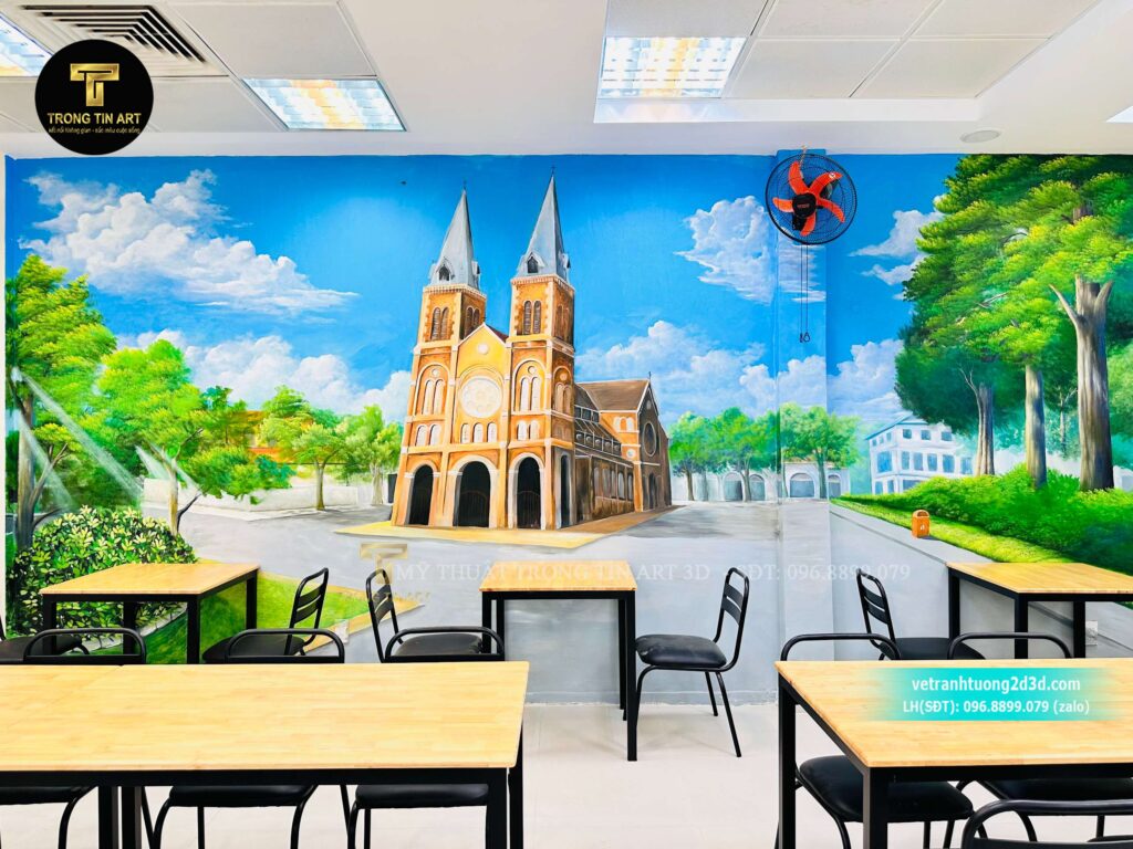 VẼ TRANH TƯỜNG 3D MỸ THUẬT TRỌNG TÍN ART
