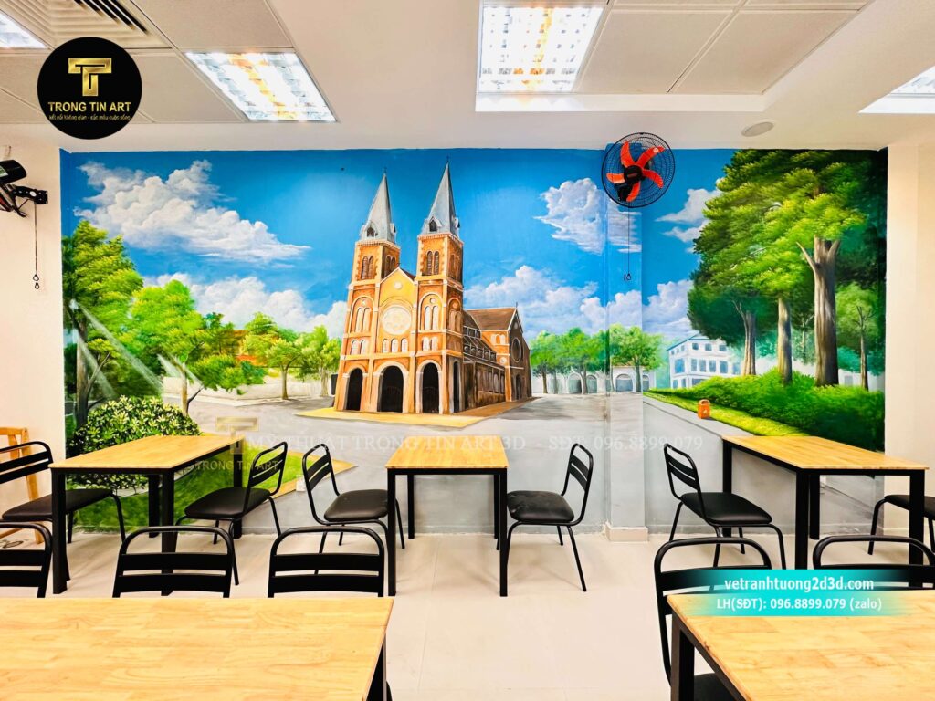 VẼ TRANH TƯỜNG 3D MỸ THUẬT TRỌNG TÍN ART