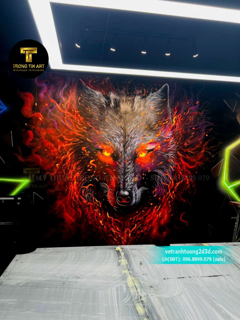 VẼ TRANH TƯỜNG 3D MỸ THUẬT TRỌNG TÍN ART
