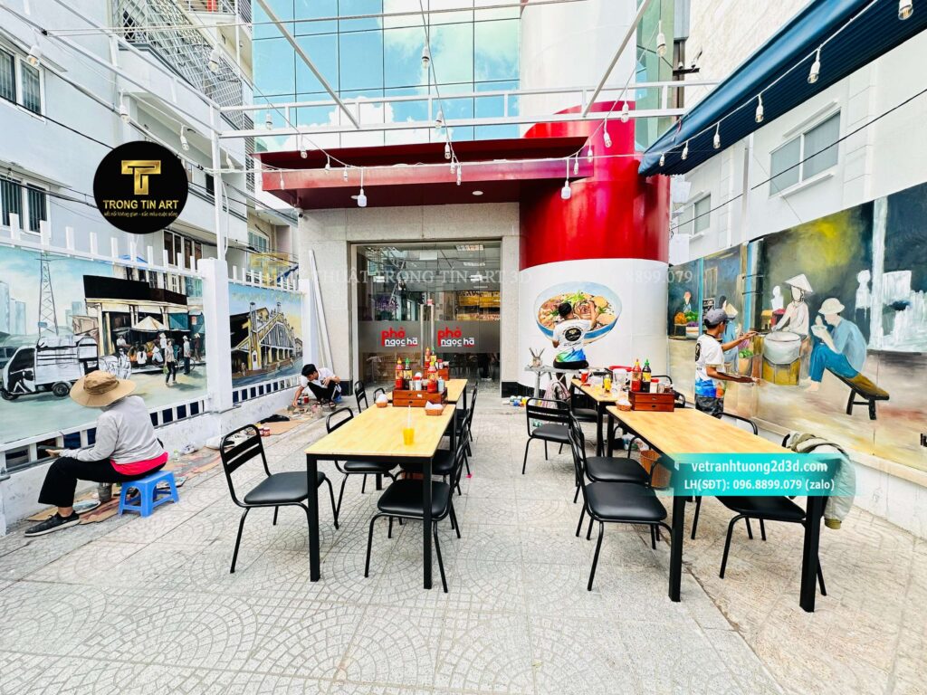 VẼ TRANH TƯỜNG 3D MỸ THUẬT TRỌNG TÍN ART