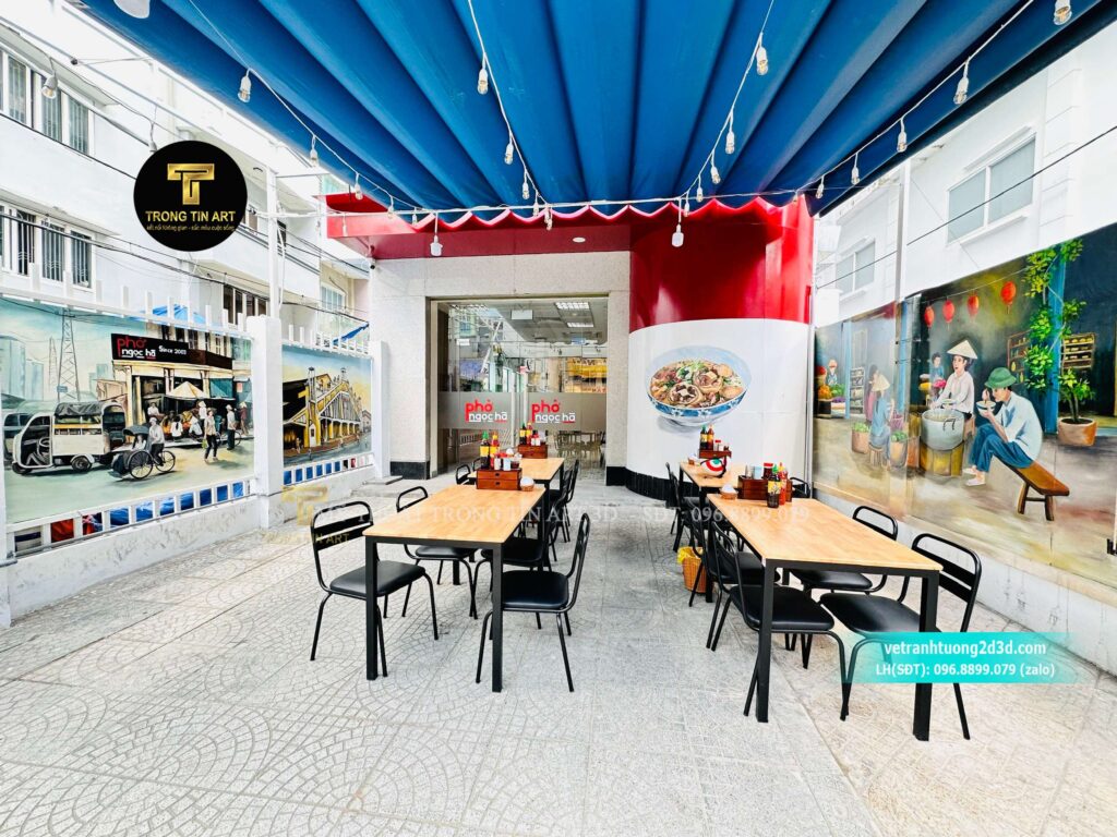 VẼ TRANH TƯỜNG 3D MỸ THUẬT TRỌNG TÍN ART