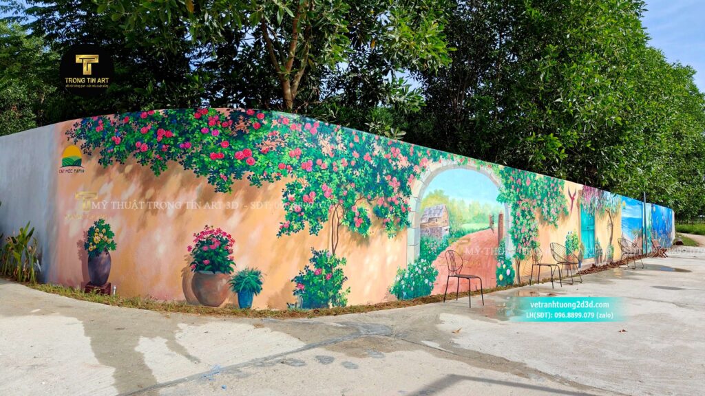 VẼ TRANH TƯỜNG 3D MỸ THUẬT TRỌNG TÍN ART