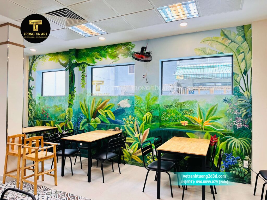 VẼ TRANH TƯỜNG 3D MỸ THUẬT TRỌNG TÍN ART