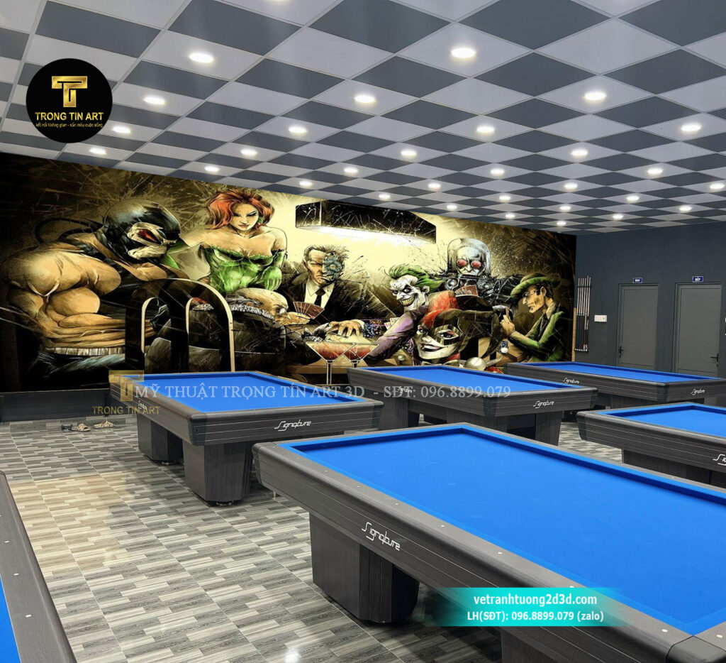 VẼ TRANH TƯỜNG 3D MỸ THUẬT TRỌNG TÍN ART