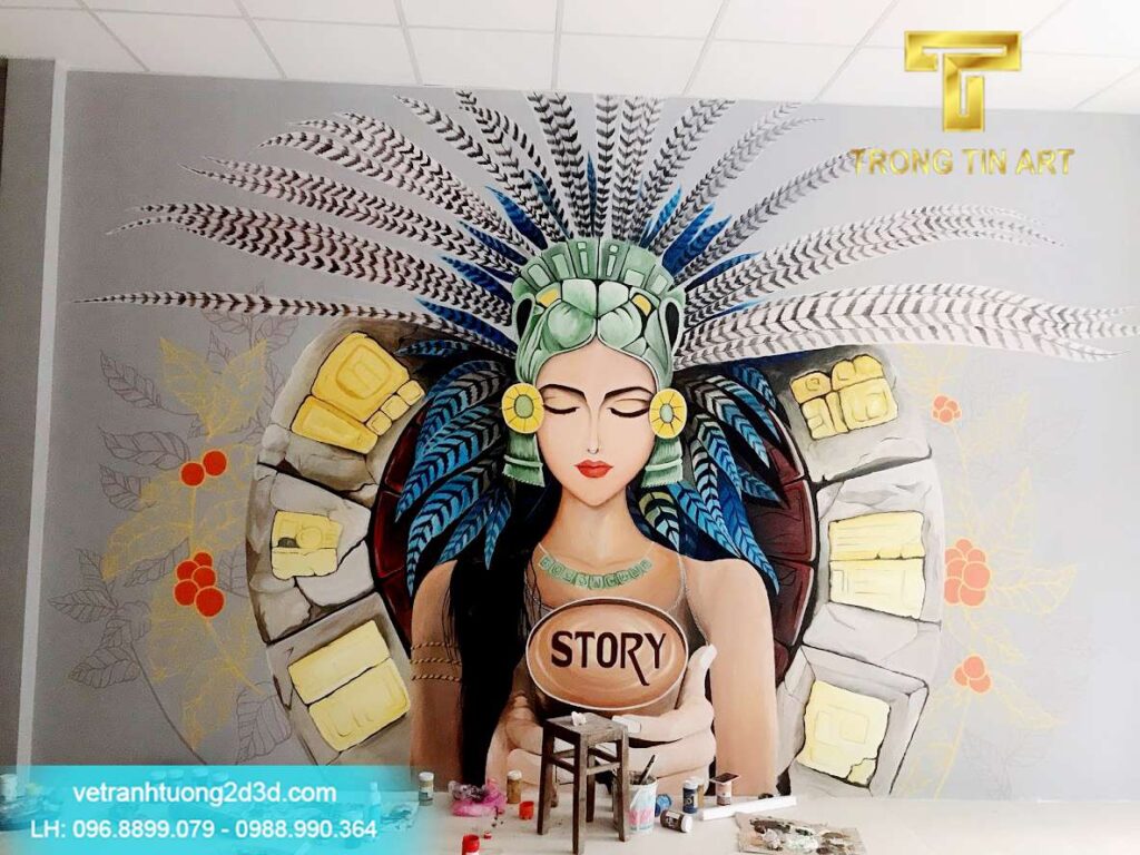 VẼ TRANH TƯỜNG 3D MỸ THUẬT TRỌNG TÍN ART