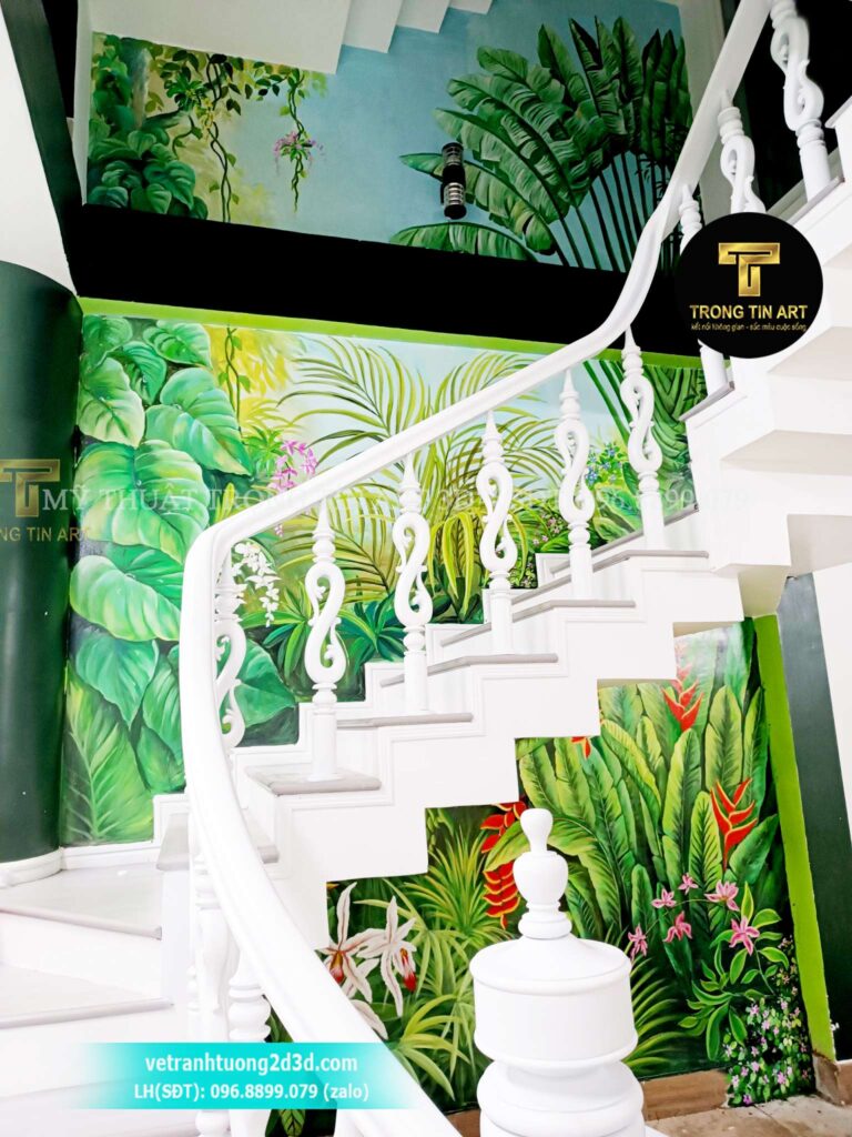 VẼ TRANH TƯỜNG 3D MỸ THUẬT TRỌNG TÍN ART